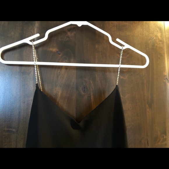 ABC Coll. from Saks Fifth Ave Black Slip Dress. - Picture 2 of 6